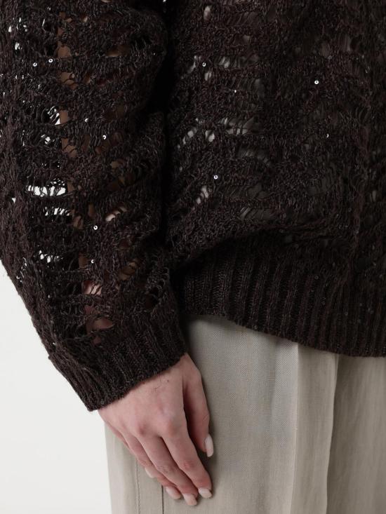 25FW 브루넬로 쿠치넬리 스웨터 MGD562310 C3974 Cocoa - BRUNELLO CUCINELLI