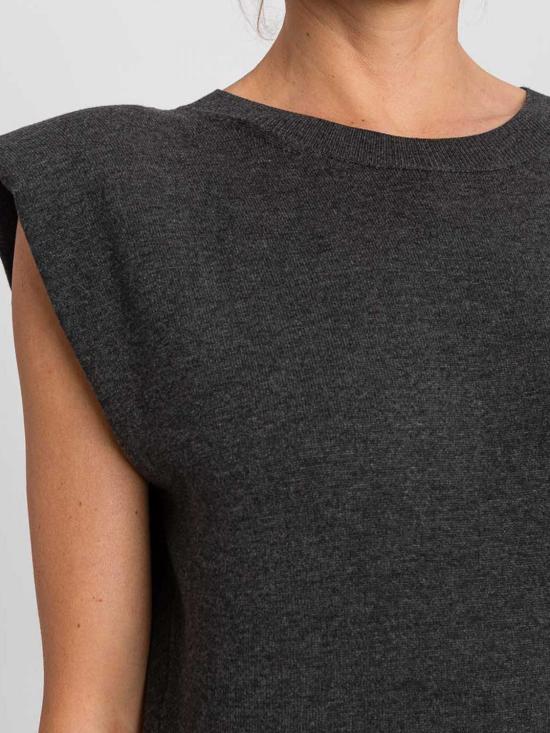 25FW 트윈셋 민소매 티셔츠 252TF3031 12840 Grey - TWINSET