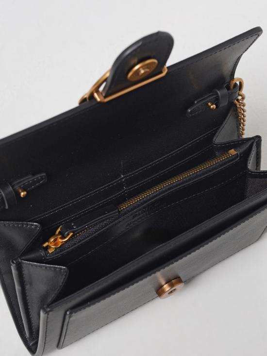 25FW 핑코 지갑 100062A0F1 Z99Q Black - PINKO