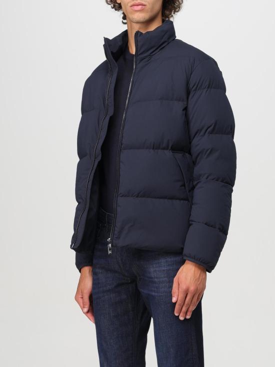 25FW 엠포리오 아르마니 숏패딩 8N1BQ31NLRZ 0920 Blue - EMPORIO ARMANI