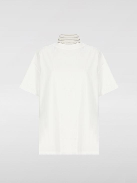 25FW 마르지엘라 반팔 티셔츠 S51NF0003MTJ031 102 White - MAISON MARGIELA