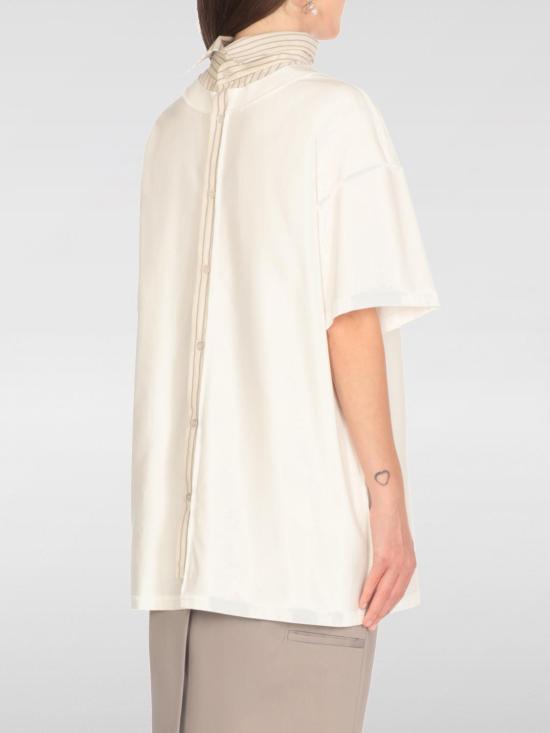 25FW 마르지엘라 반팔 티셔츠 S51NF0003MTJ031 102 White - MAISON MARGIELA