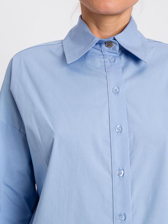 25FW 트윈셋 셔츠 252TF2072 12551 Blue - TWINSET