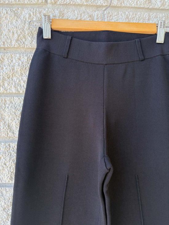  어피스 어파트 스트레이트 팬츠 어피스 아파트 스트레이트 풀온 지퍼  블랙 - APIECE APART