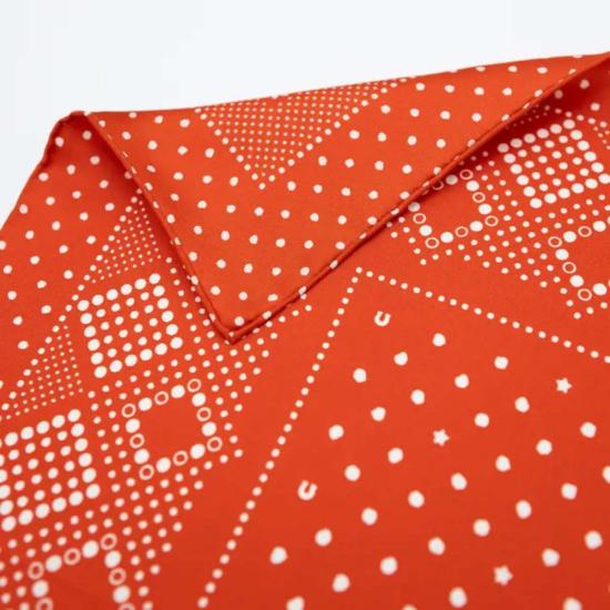  Lola 머플러/스카프 롤라 실크 트윌 스카프 데이지 칠리 - OTHER BRANDS