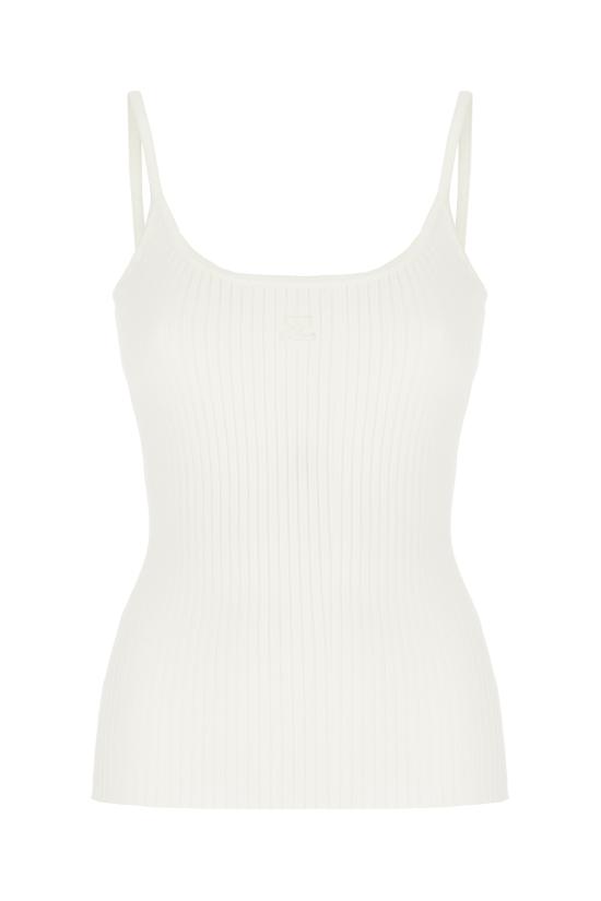 25FW 쿠레쥬 민소매 티셔츠 PERMDE012FI0001 9999 BLACK