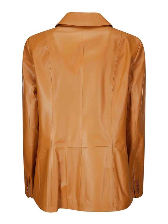 25SS 데사 수트 자켓 K14519LEATHER Beige - DESA