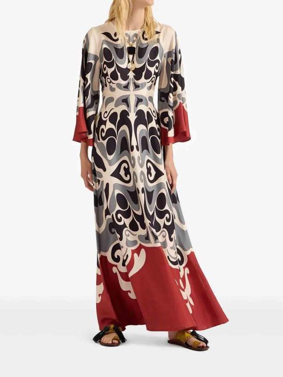 25FW 라 더블제이 롱 원피스 DRE0923SIL006PHO01WH04 Blue - LA DOUBLEJ