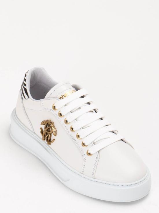 26SS 로베르토 카발리 스니커즈 27600A White - ROBERTO CAVALLI