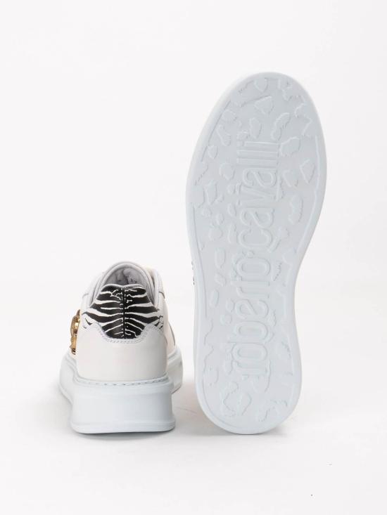 26SS 로베르토 카발리 스니커즈 27600A White - ROBERTO CAVALLI