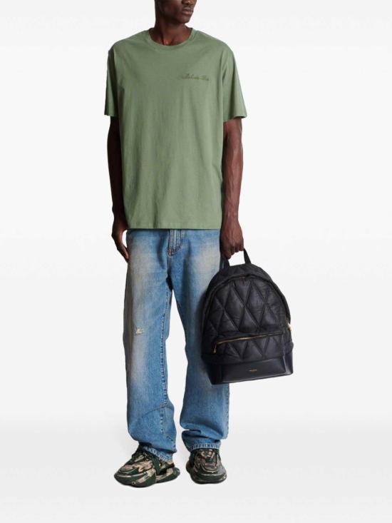 26SS 발망 스트레이트 팬츠 EH1ML155DF446FF Blue - BALMAIN