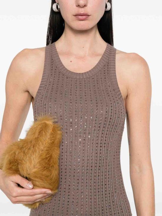 25SS 디 아티코 숏 원피스 250WCW00206JJJ051TR875 Brown - THE ATTICO