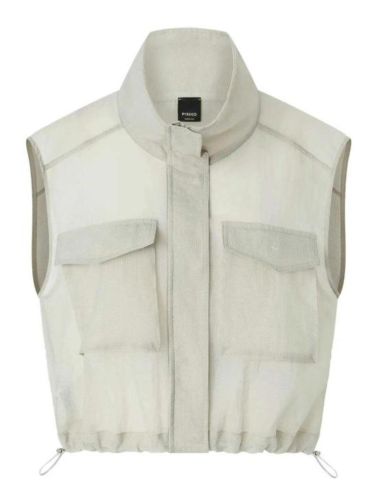 26SS 핑코 베스트 104852A2EKI12 Light Grey