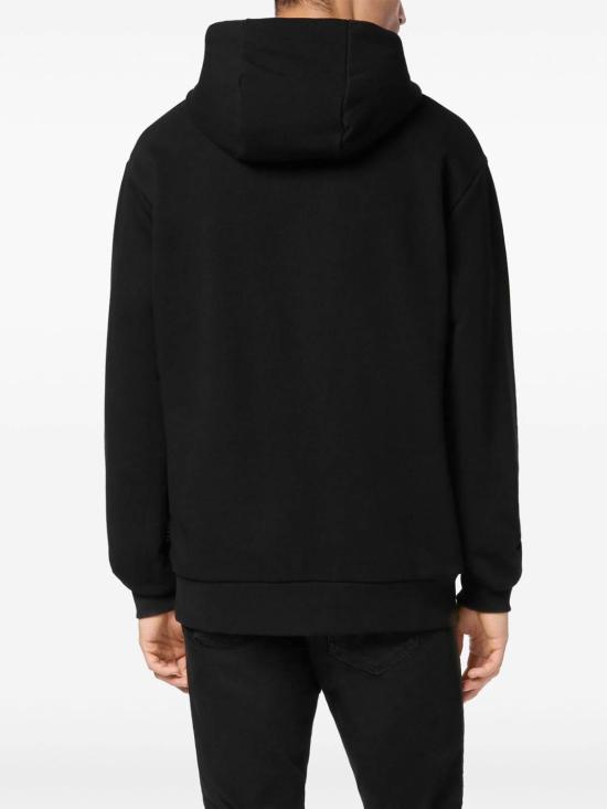 25SS 필립 플레인 후드 티셔츠 SAECMJB3616PTE003N0202 Black - PHILIPP PLEIN