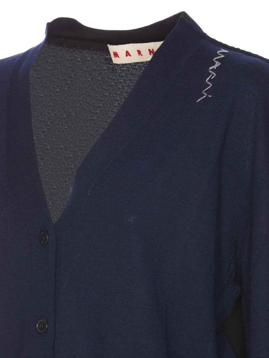 25FW 마르니 가디건 CDMD0390Q0UFZ628HAB61 Blue - MARNI