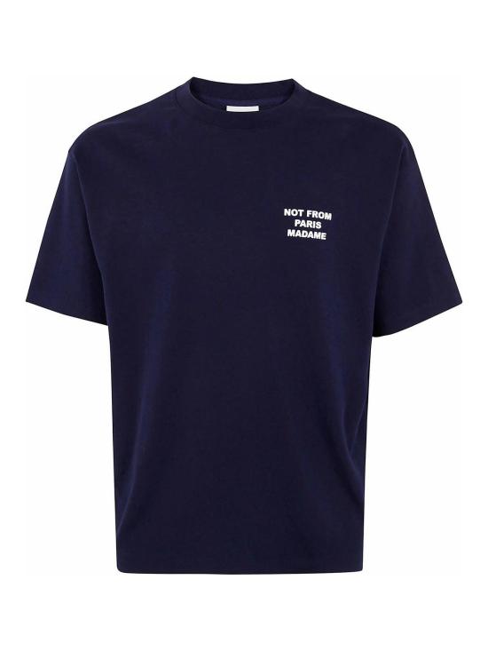 26SS 드롤드무슈 반팔 티셔츠 PERMTS203CO002NY Blue