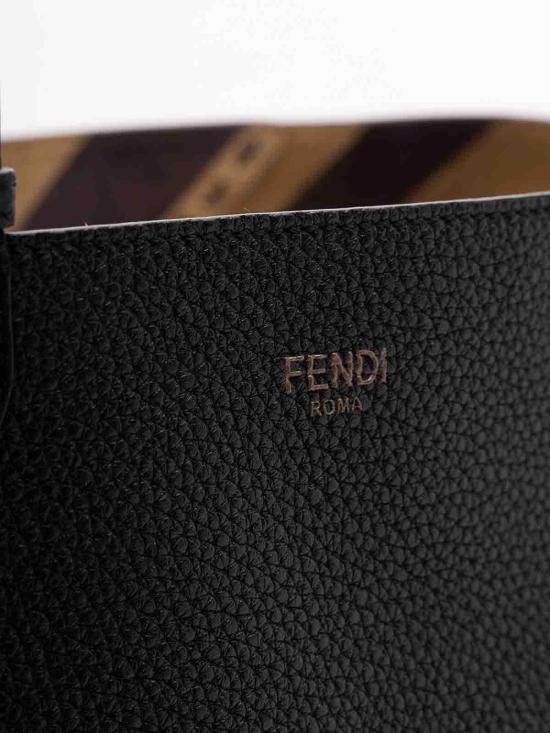 25SS 펜디 토트백 7VA655AU4EF1RYO Black - FENDI