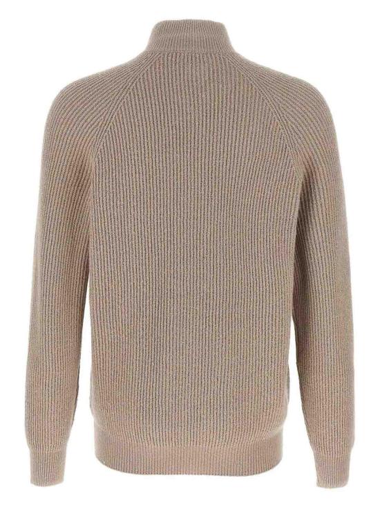  브루넬로 쿠치넬리 긴소매 집업 가디건 긴소매 집업  MNI708616C2438 Beige - BRUNELLO CUCINELLI