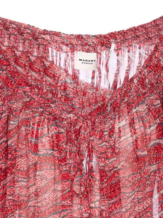  이자벨마랑에뚜왈 민소매 티셔츠 HT0346FBC1J07E70RD Red - ISABEL MARANT ETOILE