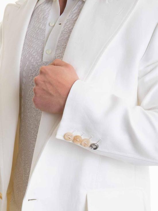 26SS 로베르토 카발리 자켓 URT410HS00300052 White - ROBERTO CAVALLI