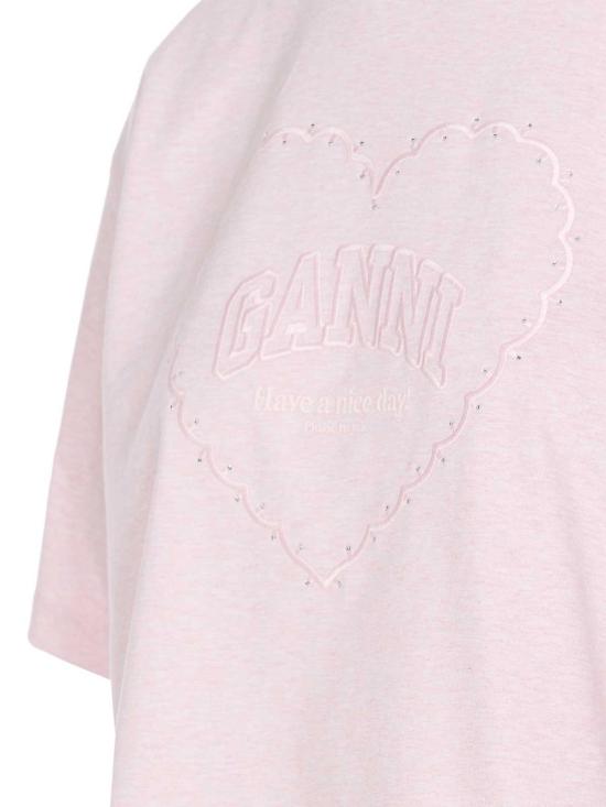 25SS 가니 반팔 티셔츠 T4090868 Nude Neutrals - GANNI