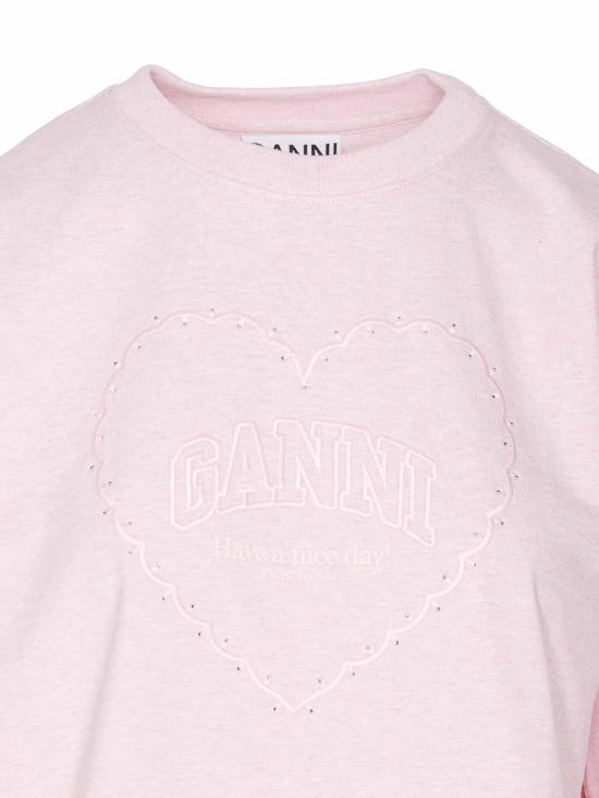 25SS 가니 반팔 티셔츠 T4090868 Nude Neutrals - GANNI