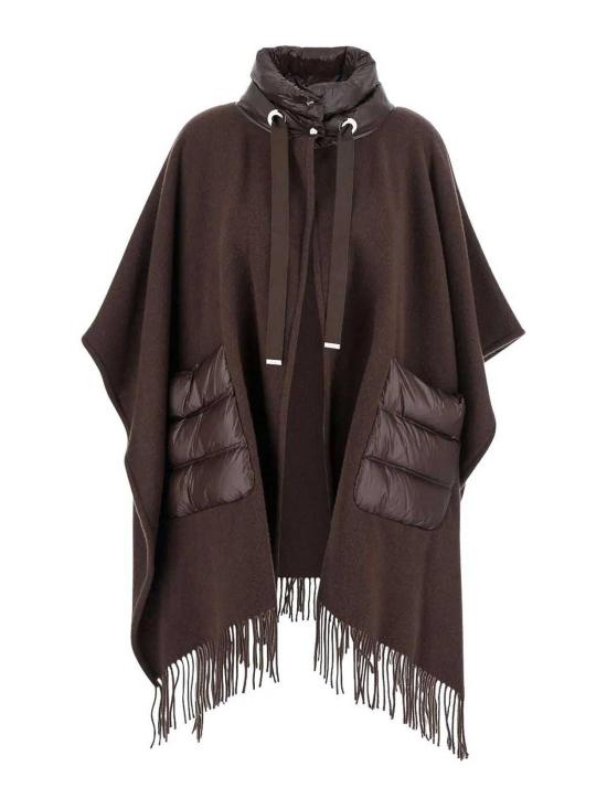 25FW 에르노 퀼티드 포켓 판초 GC00066DR333958810 Brown