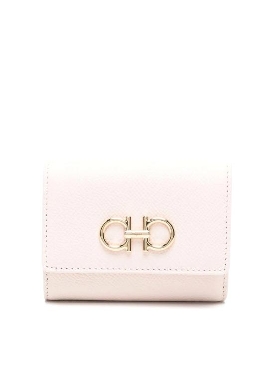  살바토레 페라가모 간치니 3폴드 반지갑 2208620785174BALLETMACARON Beige