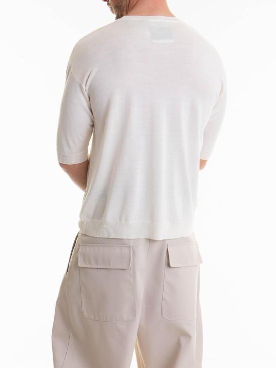 26SS 모스키노 스웨터 090602010002 White - MOSCHINO