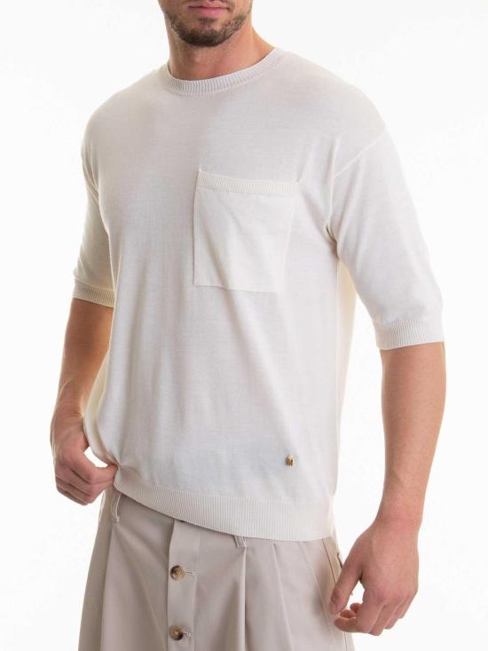 26SS 모스키노 스웨터 090602010002 White - MOSCHINO