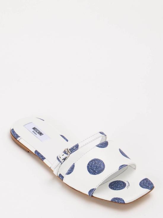 25SS 모스키노 로퍼 MA28121COMMKC10A White - MOSCHINO