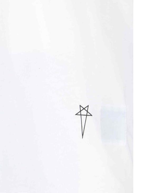 26SS 릭 오웬스 반팔 티셔츠 DU01E3250RNEP5P1109 White - RICK OWENS