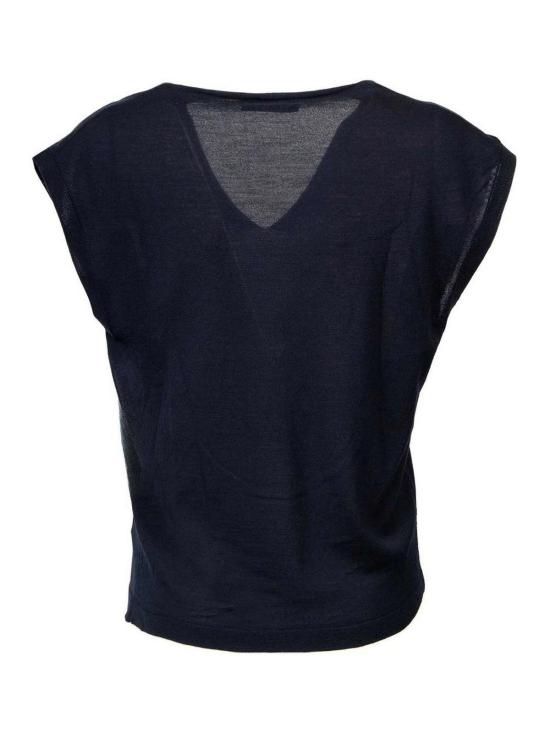 25FW 막스마라 반팔 티셔츠 CUBANO012 Blue - MAX MARA