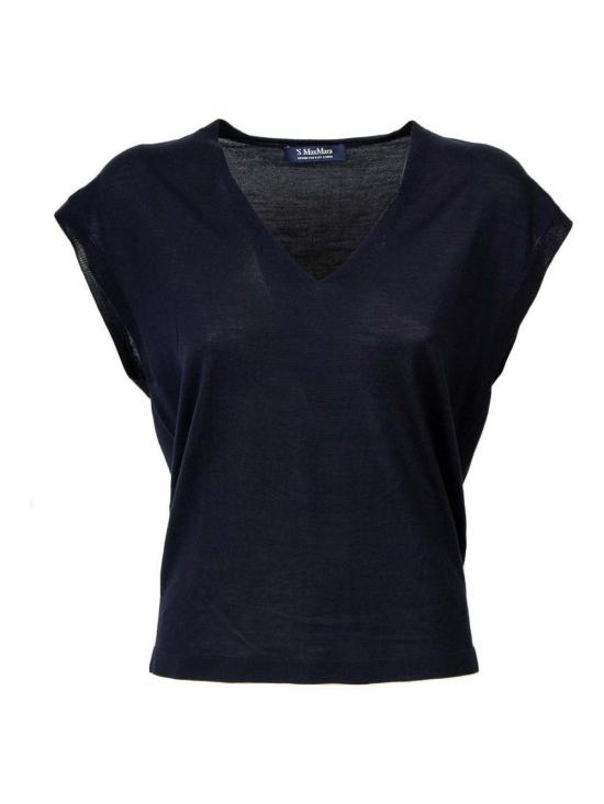 25FW 막스마라 반팔 티셔츠 CUBANO012 Blue