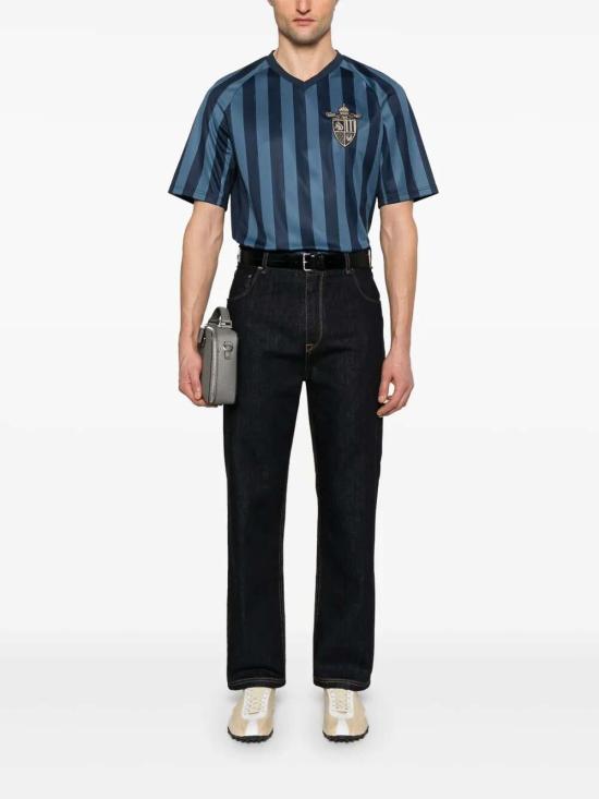 25SS 펜디 반팔 티셔츠 FAF747AU8TF1PMG Blue - FENDI