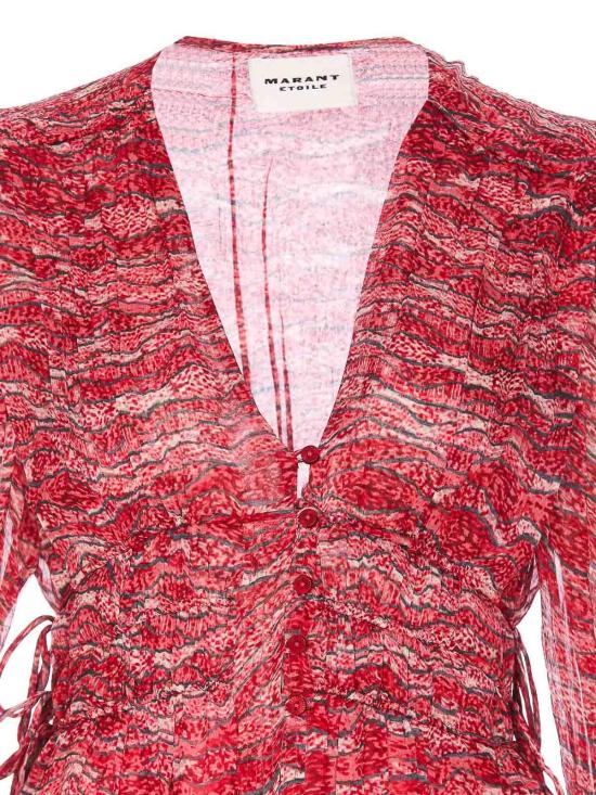  이자벨마랑에뚜왈 미디 스커트 RO0668FAC1J07E70RD Red - ISABEL MARANT ETOILE