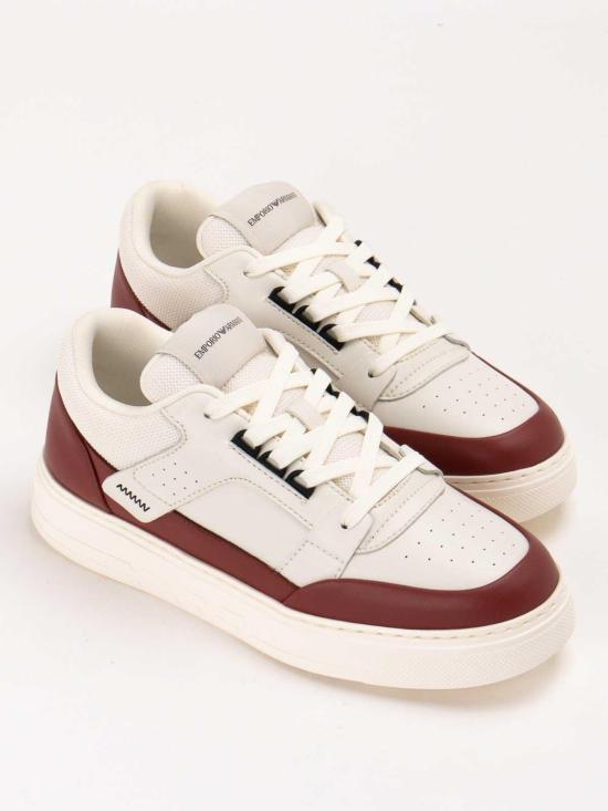 엠포리오 아르마니 스니커즈 X4X688XR333U567 White - EMPORIO ARMANI