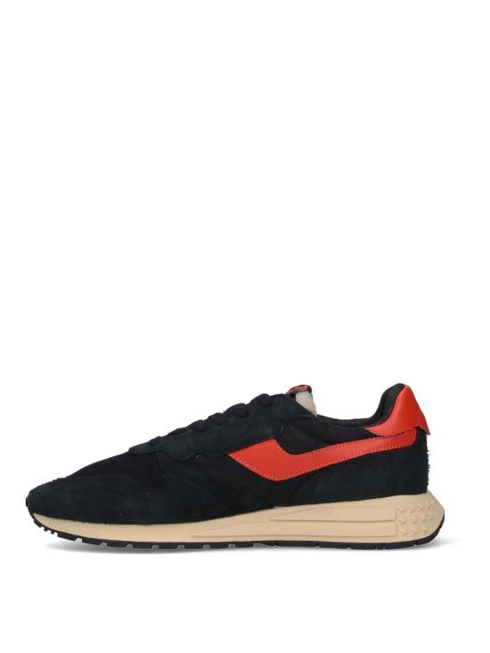 26SS 오트리 릴윈드 로우 나일론 스웨이드 스니커즈 WWLMUT08 Black - AUTRY