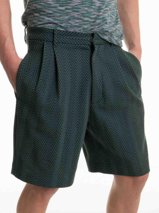 26SS 미소니 숏팬츠 UC25SI00BROOJC95406 Green - MISSONI