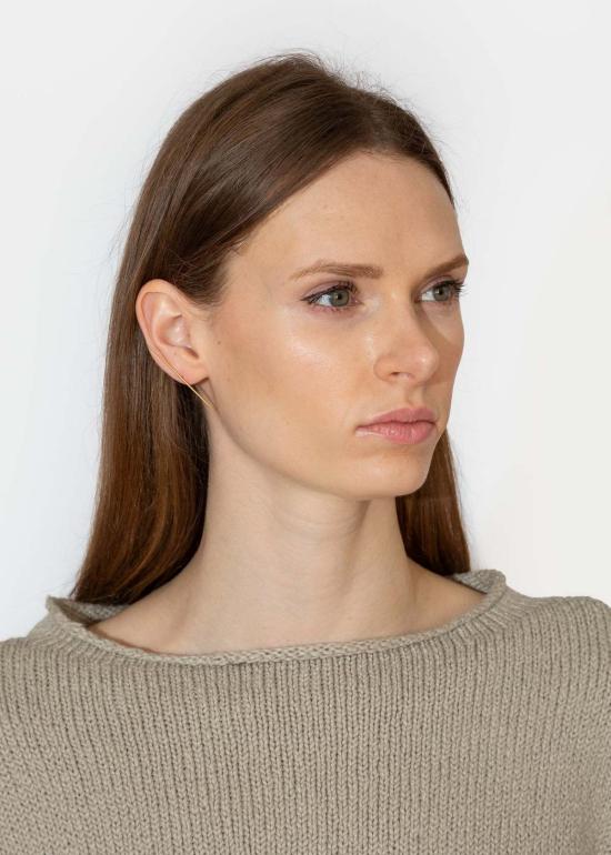  캐슬린 휘태커 이어링 스트랜드 스터드 귀걸이 14k 골드