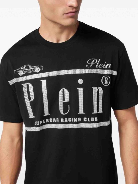 25SS 필립 플레인 반팔 티셔츠 SAECMTK8119PJY002N0201 Black - PHILIPP PLEIN