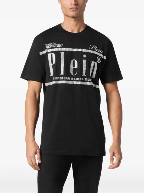 25SS 필립 플레인 반팔 티셔츠 SAECMTK8119PJY002N0201 Black - PHILIPP PLEIN