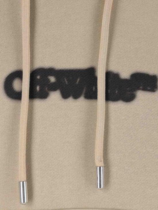  오프화이트 후드 티셔츠 OMBB085S25FLE00I6110 Beige - OFF WHITE