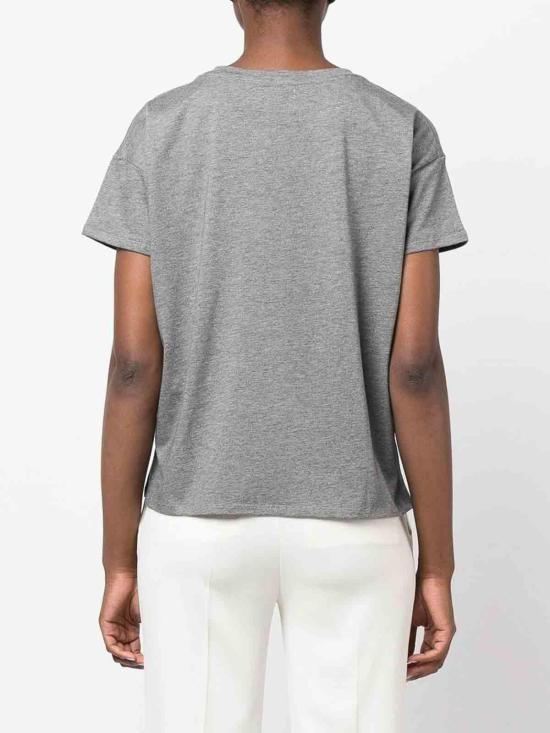 26SS 루루 스튜디오 반팔 티셔츠 BASILUZZOGREYMELANGE Grey - LOULOU STUDIO