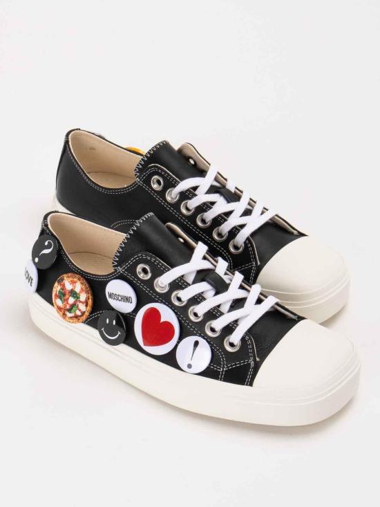  모스키노 스니커즈 MA15253GOMMF000A Black - MOSCHINO