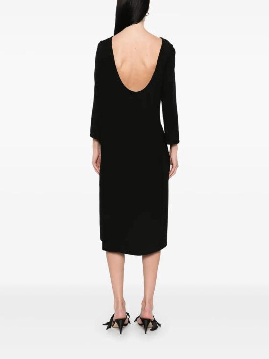 26SS 구찌 미디 스커트 818246Z8BYJ1000 Black - GUCCI