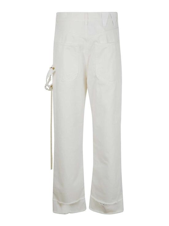 26SS 다크파크 스트레이트 팬츠 WTR58DWB01W008W00801 White - DARKPARK