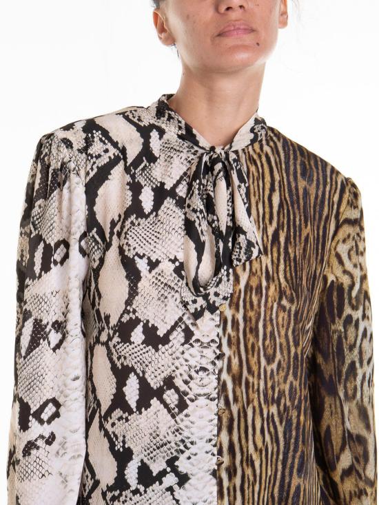  로베르토 카발리 셔츠 PKT057HE38D0262 Beige - ROBERTO CAVALLI