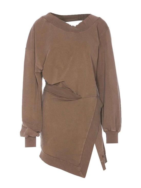 25FW 디 아티코 미디 원피스 250WCA00397JJF006AA801 Brown