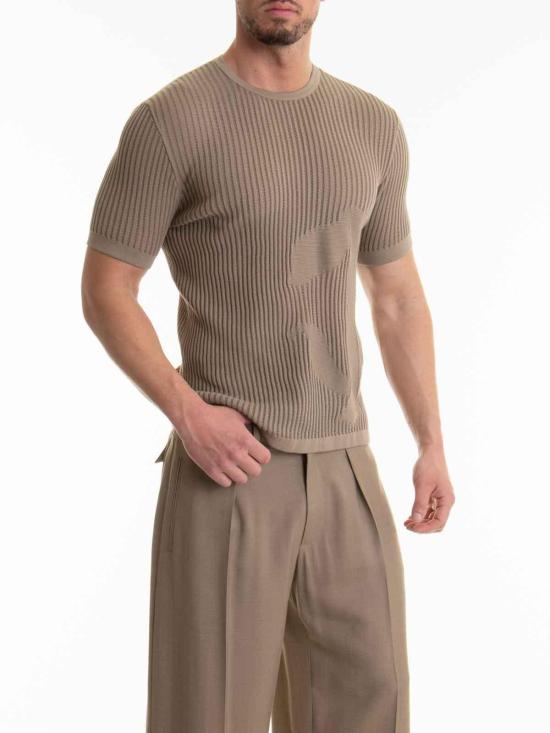  로베르토 카발리 반팔 티셔츠 URM601MG00104011 Green - ROBERTO CAVALLI